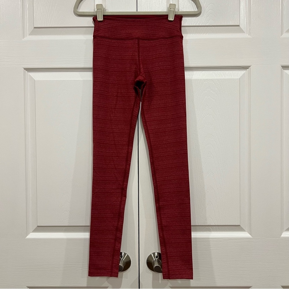Beyond Yoga Spacedye Leggings 27" Red Womens Size Small